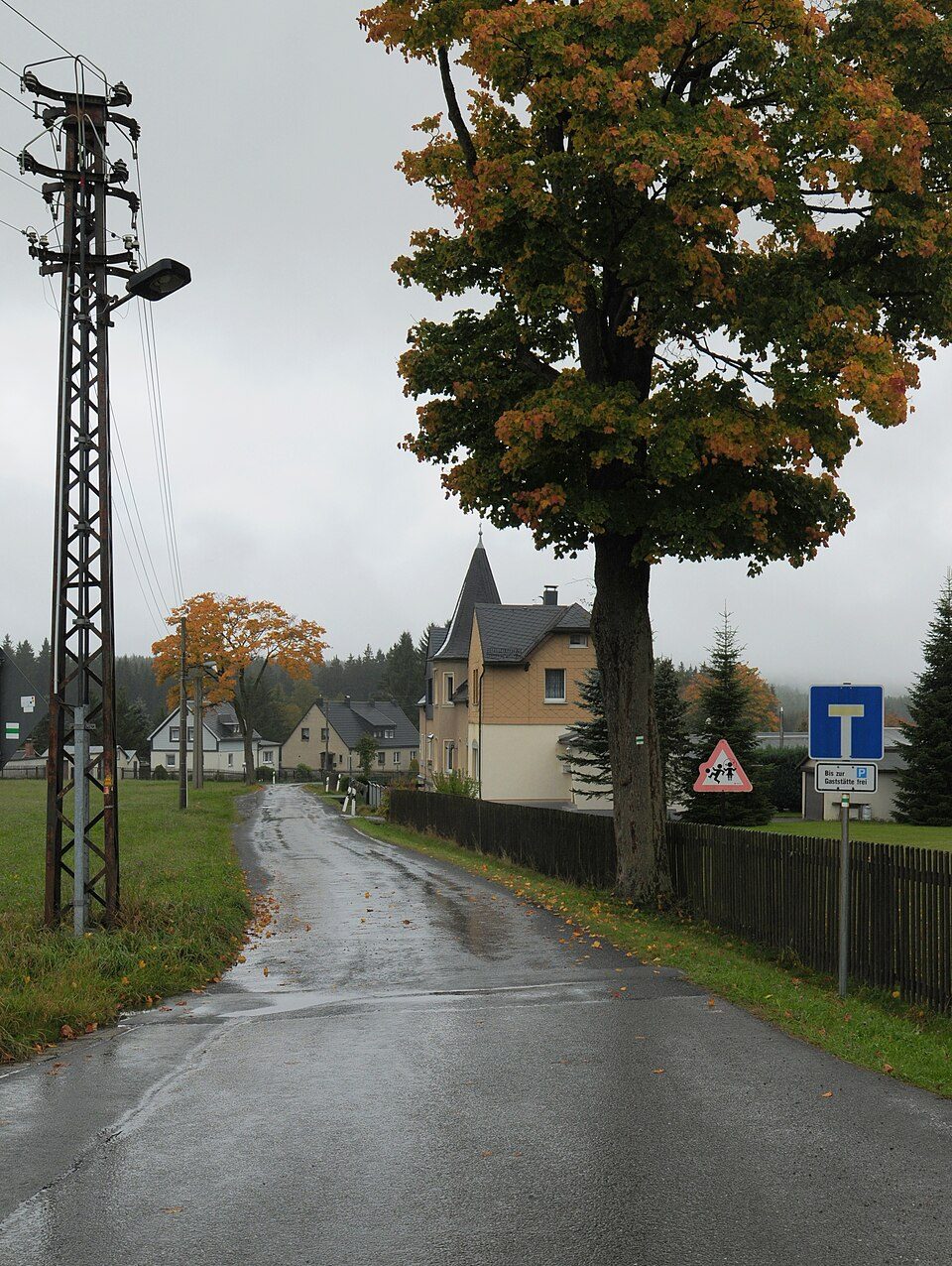 Gelbe Markierung