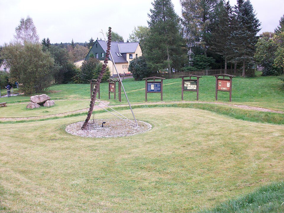 Wanderweg Mark. Rot/Weiß Anschluss Muldenberg