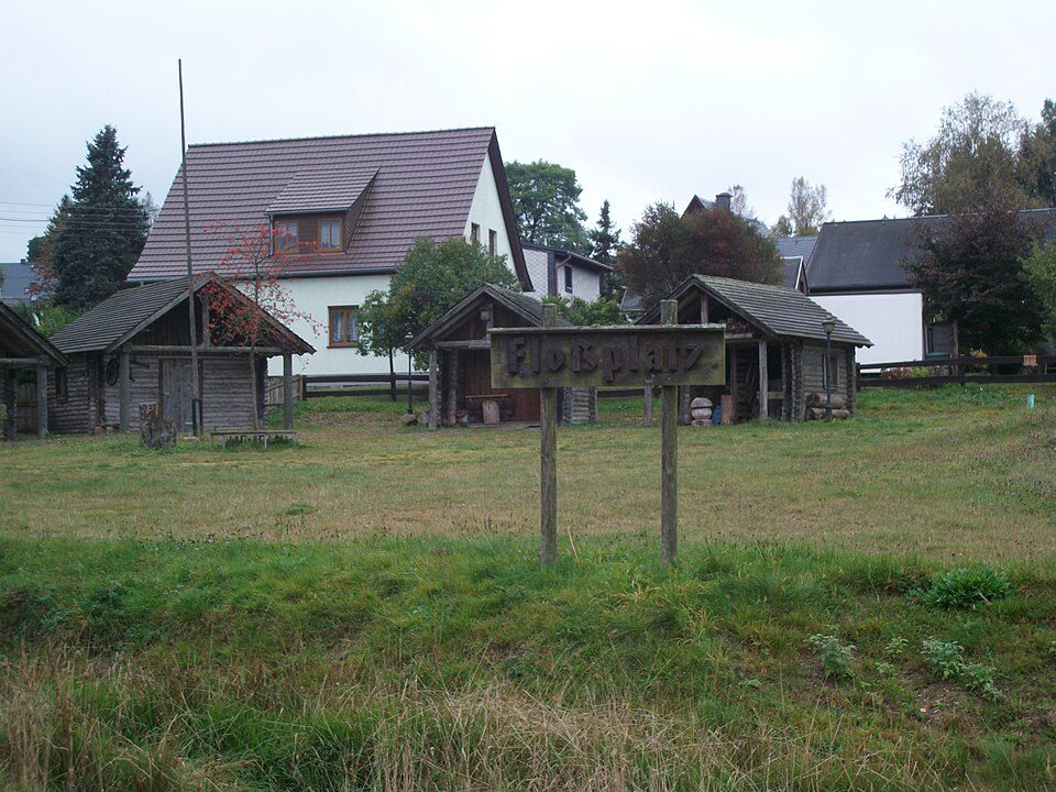 Grüne Markierung