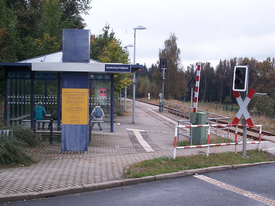 Grüne Markierung