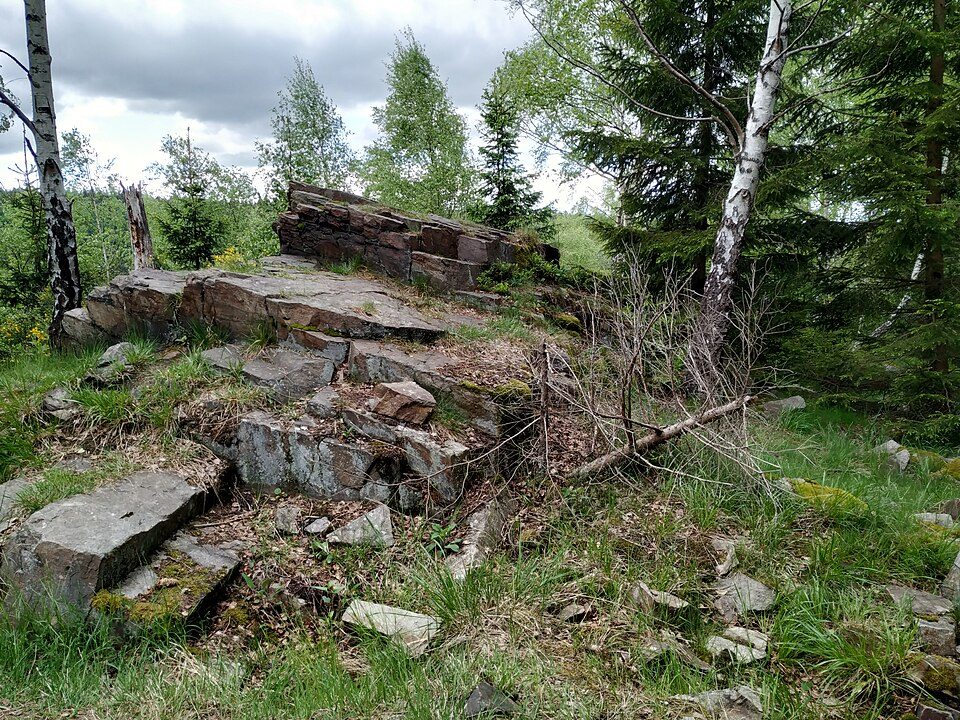Ww Richtung Raubschloßruine Liebenstein Schwarzwassertal
