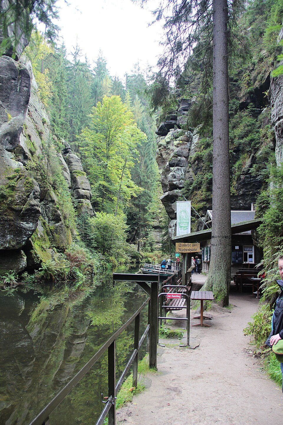Gelber Punkt, Panoramaweg Hinterhermsdorf