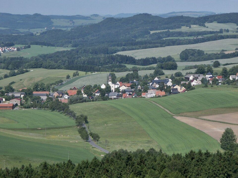 Gelber Punkt, Panoramaweg Hinterhermsdorf