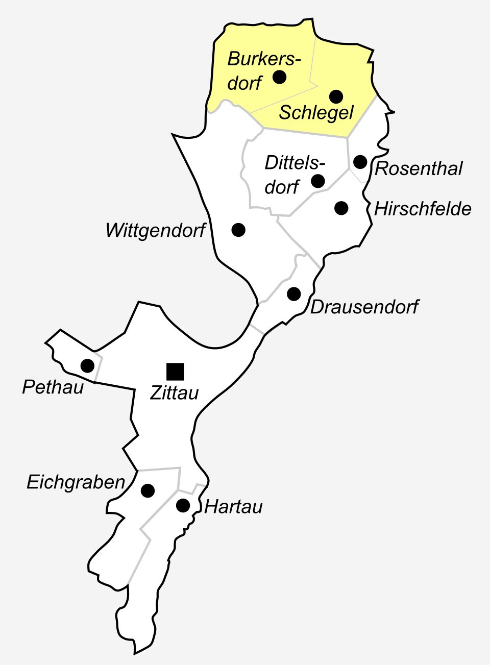 Schlegel - Klosterwald (gelber Strich)