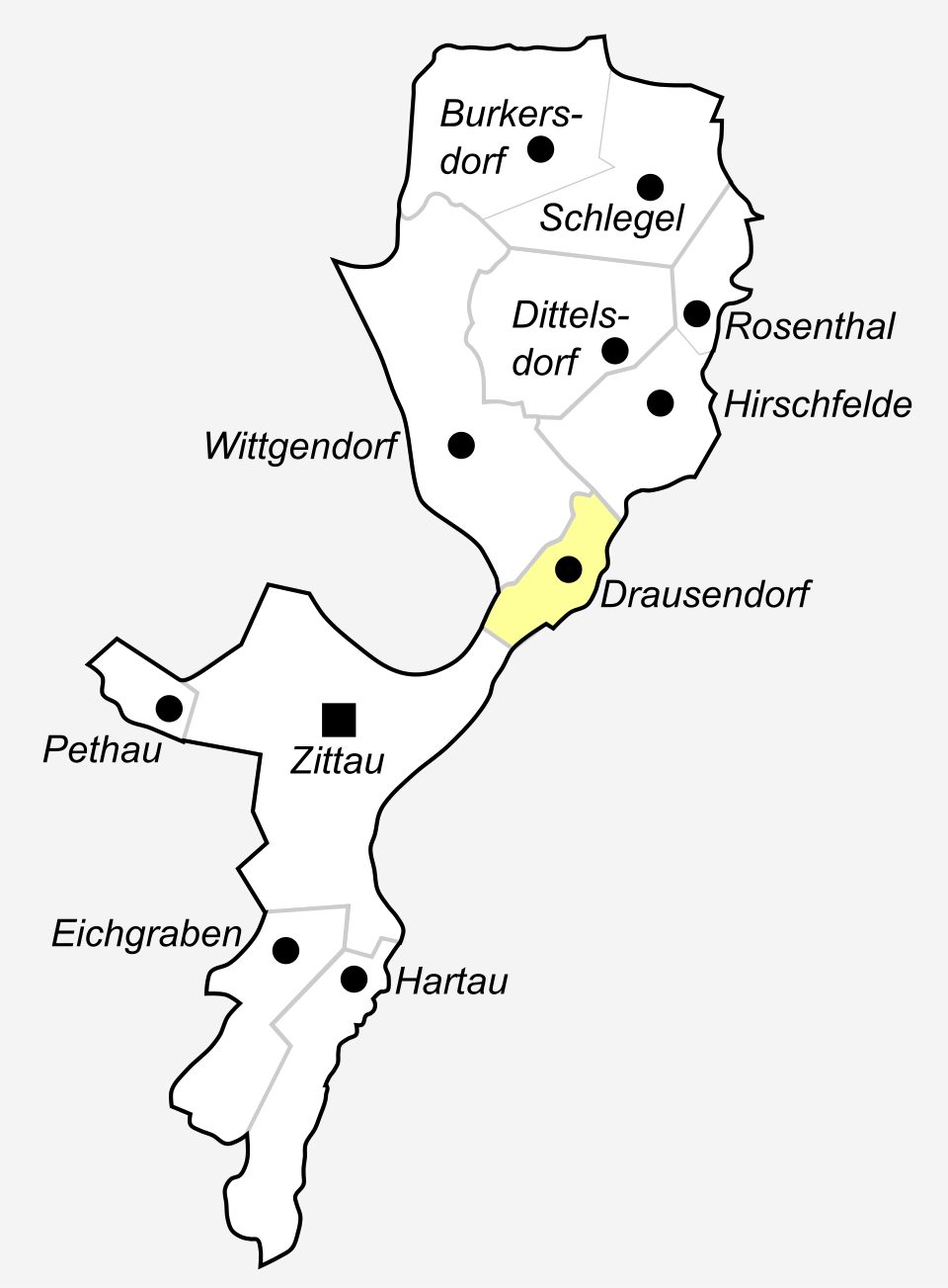 Svatojakubská cesta, Žitavská trasa, Görlitz - Zittau