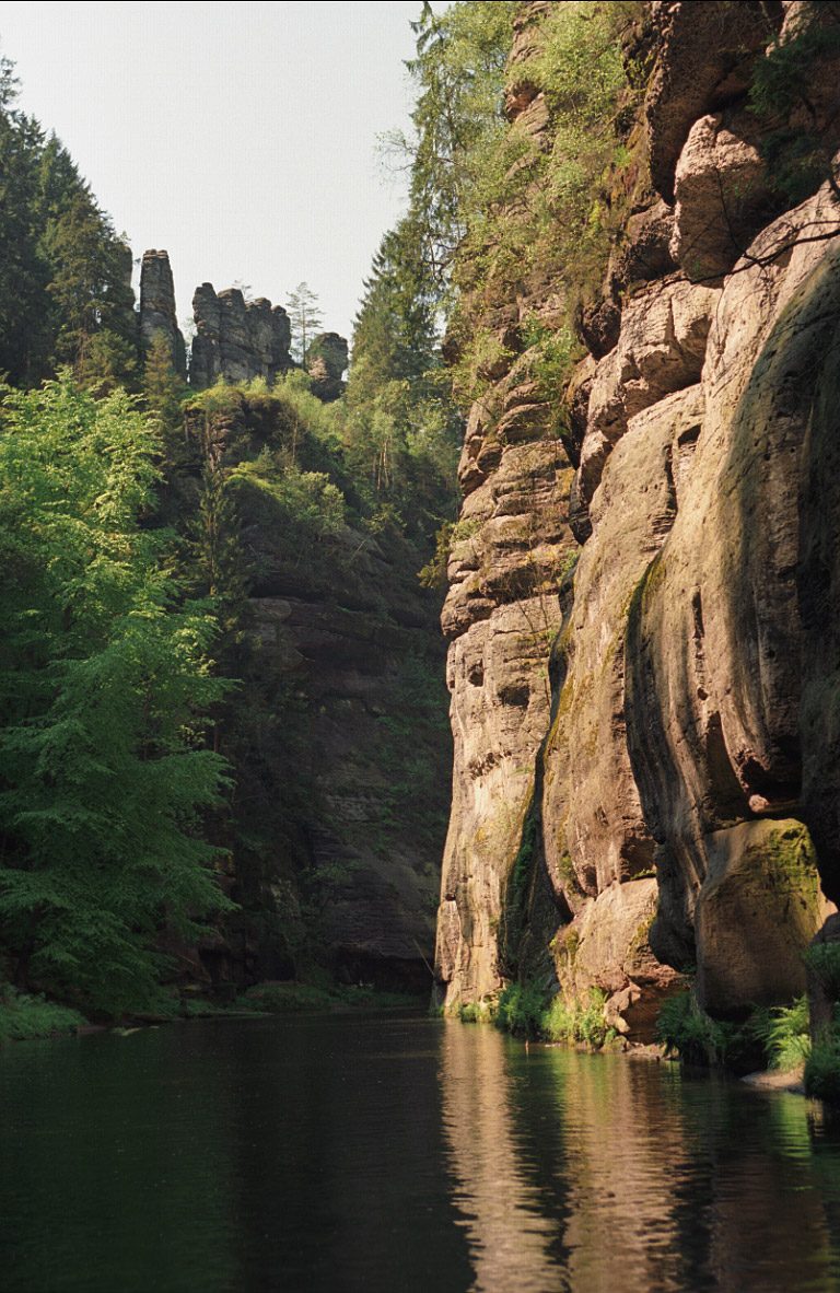 Grüner Strich, Sächsische Schweiz (rechtselbisch)