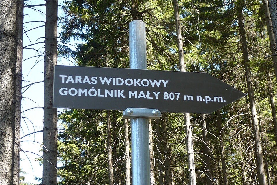 Taras widokowy Gomólnik Mały