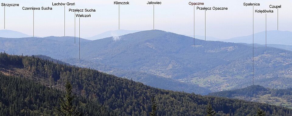 Szlak do schroniska "Zygmuntówka"
